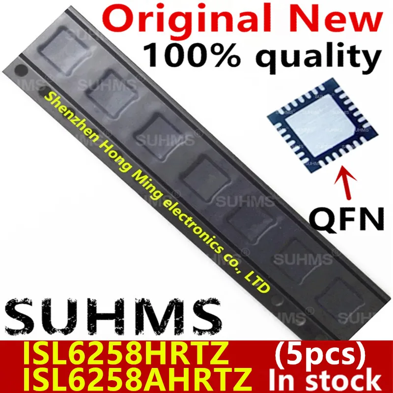 Chip ISL6258HRTZ en encapsulado QFN-28