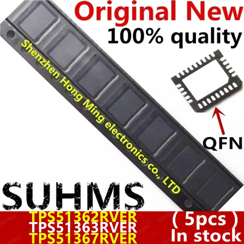Imagen del pack TPS51362/63/67 en formato QFN-28