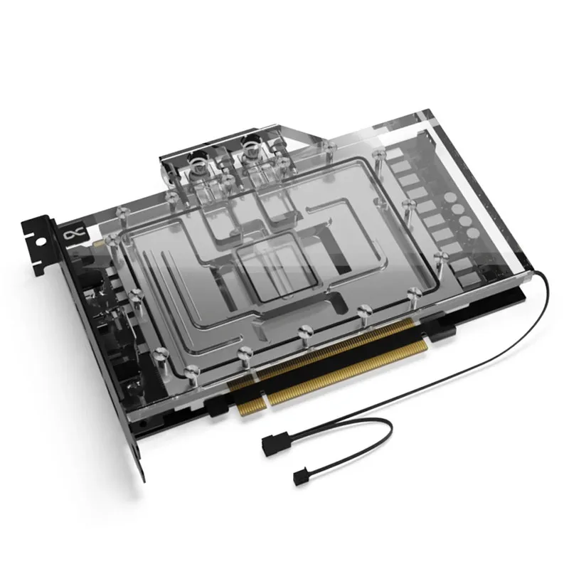 Bloque de agua Alphacool Max para NVIDIA RTX 4070 Ti/Super, backplate - imagen 3
