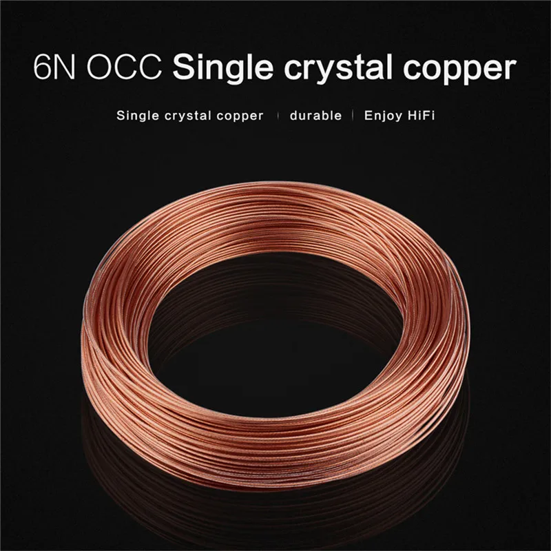 Detalle del cable de cobre para conexiones de audio