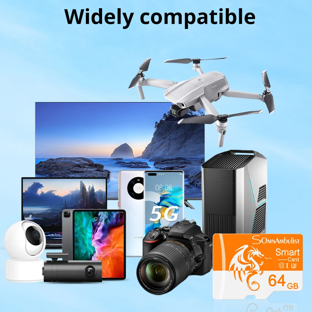 Tarjeta microSD SOMNAMBULIST C10 U3 Alta Velocidad para Dron - imagen 2
