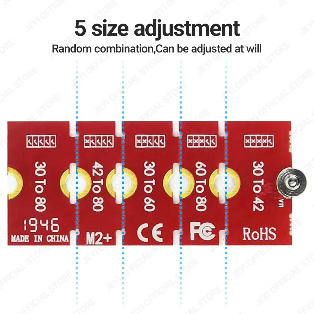 JEYI Adaptador de Extensión para SSD M.2 NVMe NGFF - imagen 3