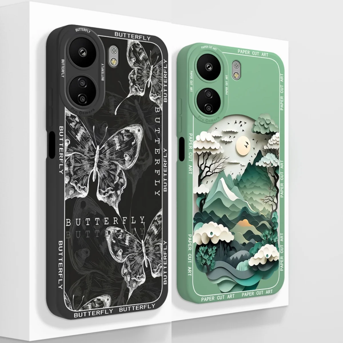 Funda Xiaomi POCO C65 – Silicona Diseño Mariposa Antigolpes - imagen 4