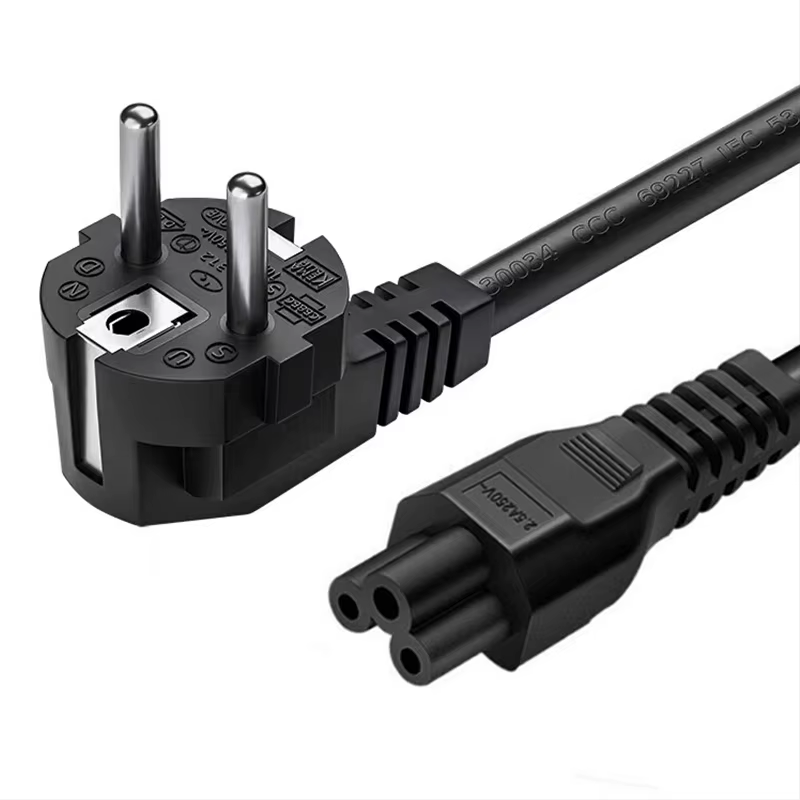 Cable de alimentación IEC C5 para portátil y TV - imagen 2