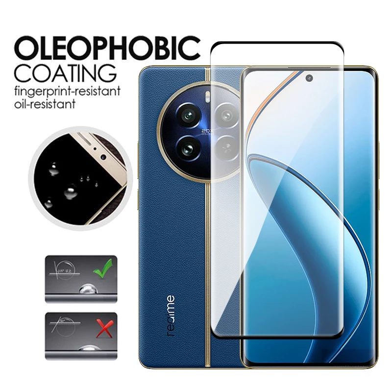 Realme 12 Pro Plus Protector Vidrio Templado Curvo 3D - imagen 5