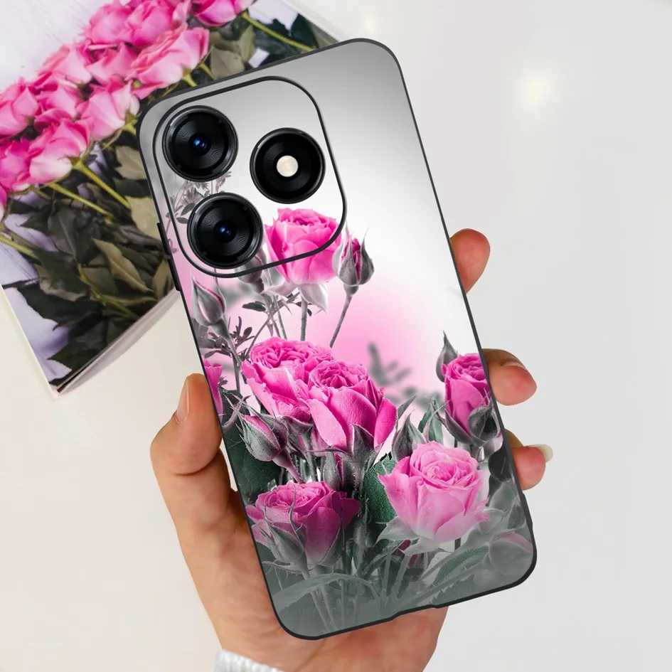 Tecno Spark 10 Funda Mariposa Flor - imagen 2