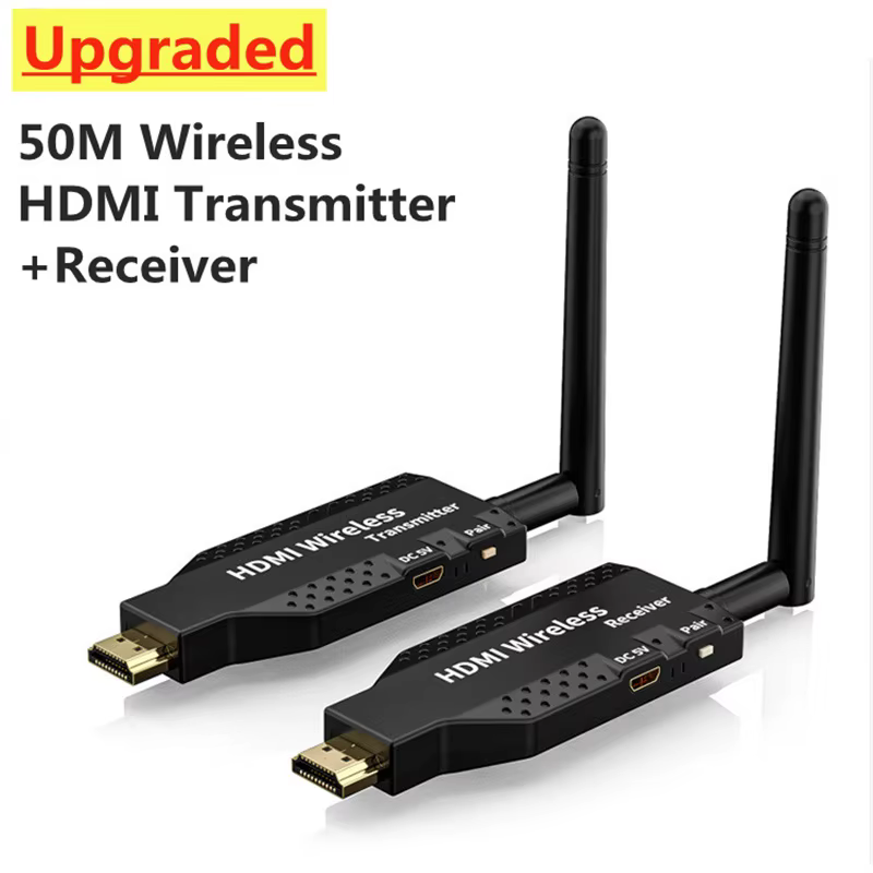 Transmisión HDMI inalámbrica en uso