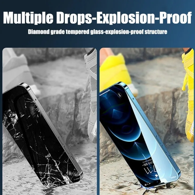 Protector de pantalla templado para iPhone 11-16 Pro, Plus y Max - imagen 2