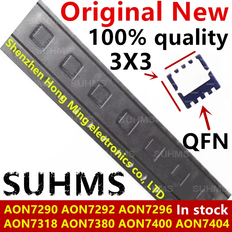 Chipsets QFN-8 marca SUHMS para electrónica