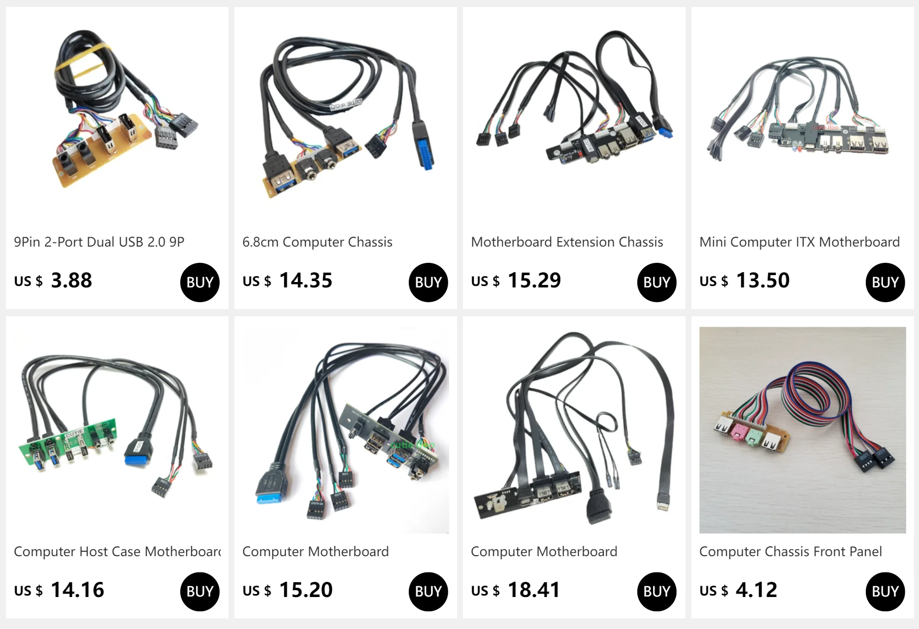 Cable de extensión de panel frontal