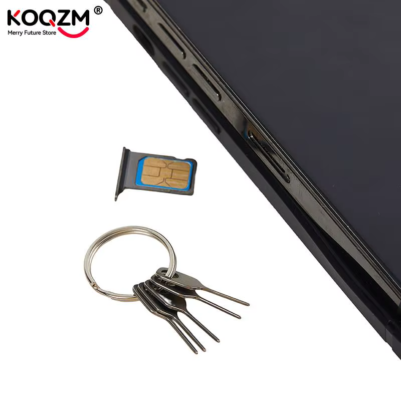 Aguja extracción tarjeta SIM antipérdida con llavero, pin de expulsión - imagen 3