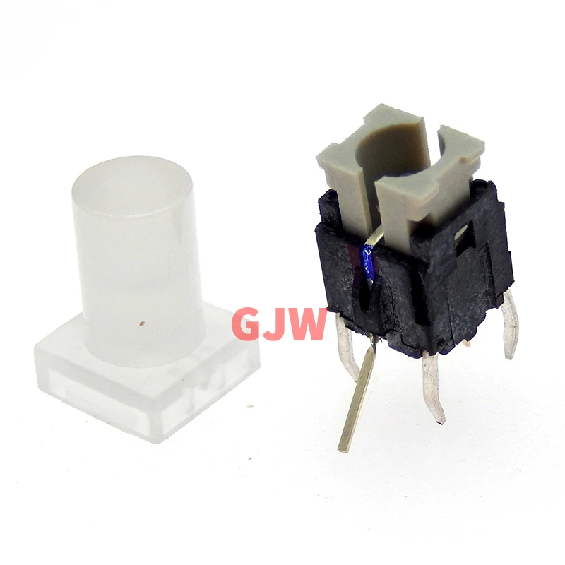 Interruptores LED 6x6mm Cuadrados - Tapas en 4 Colores - imagen 2