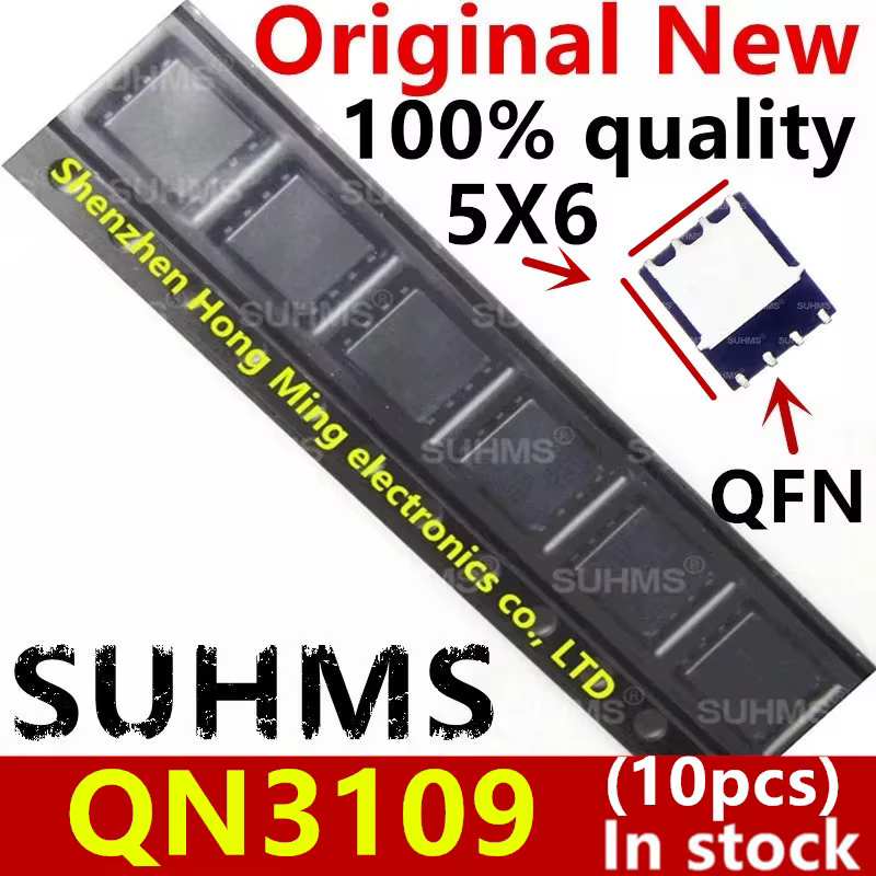 Vista superior del chip QN3109M6N