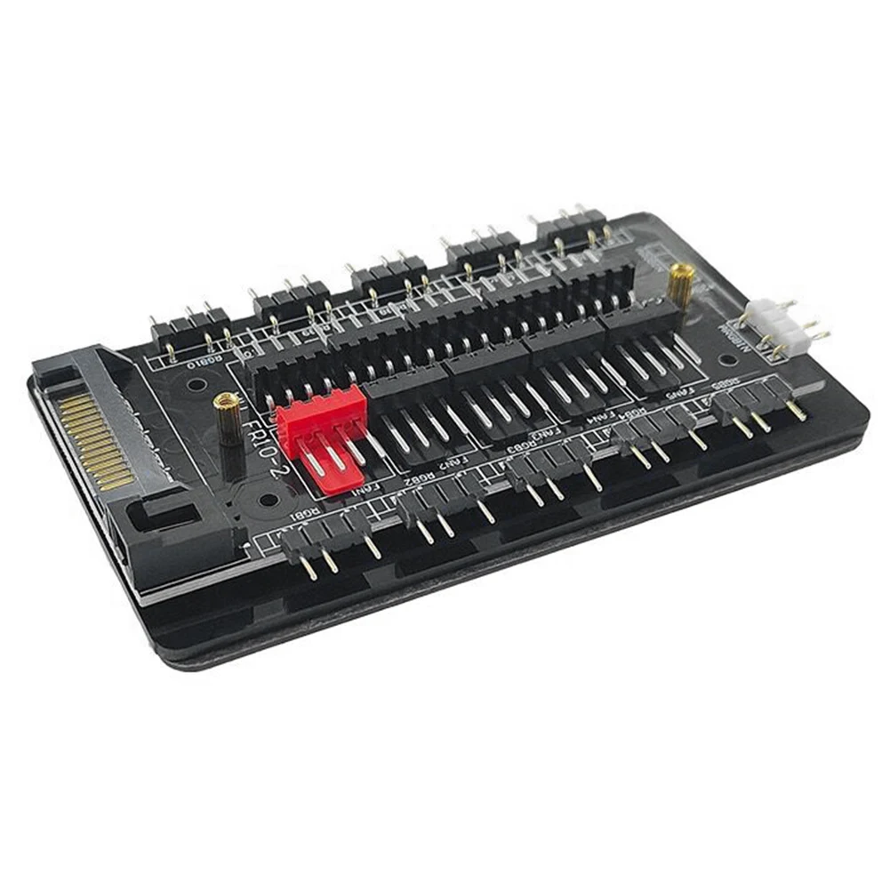 Hub ARGB PWM 7P SATA para Ventiladores PC - imagen 3