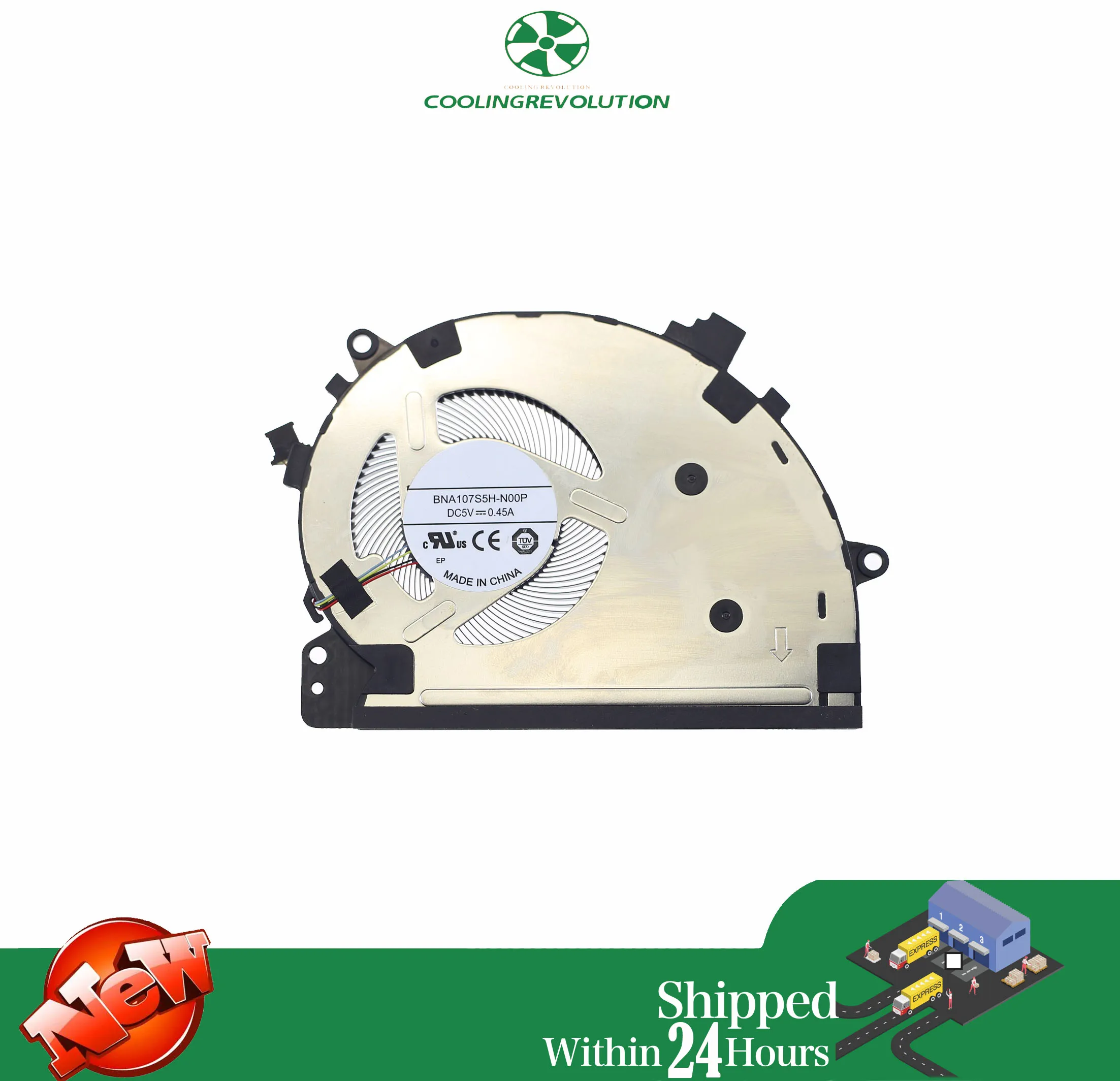 Ventilador BNA107S5H-N00P - vista trasera