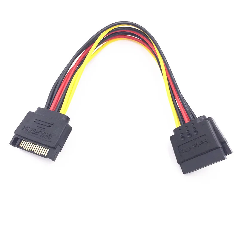 Vista general del conector SATA y split