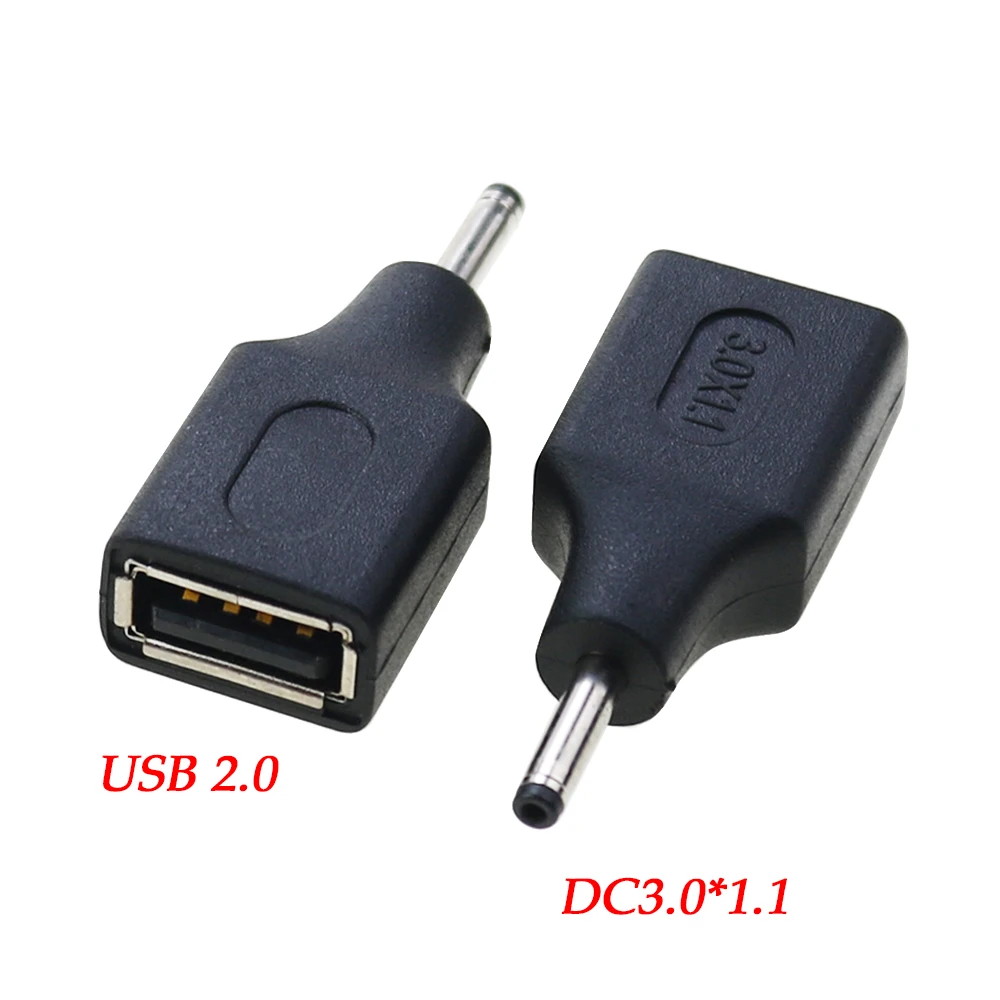 Adaptador USB Macho a Conector DC 5V – Varios Tamaños