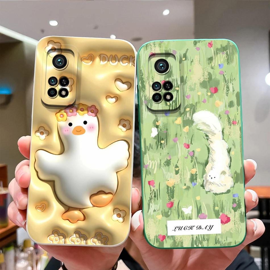 Funda de Silicona Líquida Xiaomi Mi 10T Pro – Diseño Animal - imagen 2