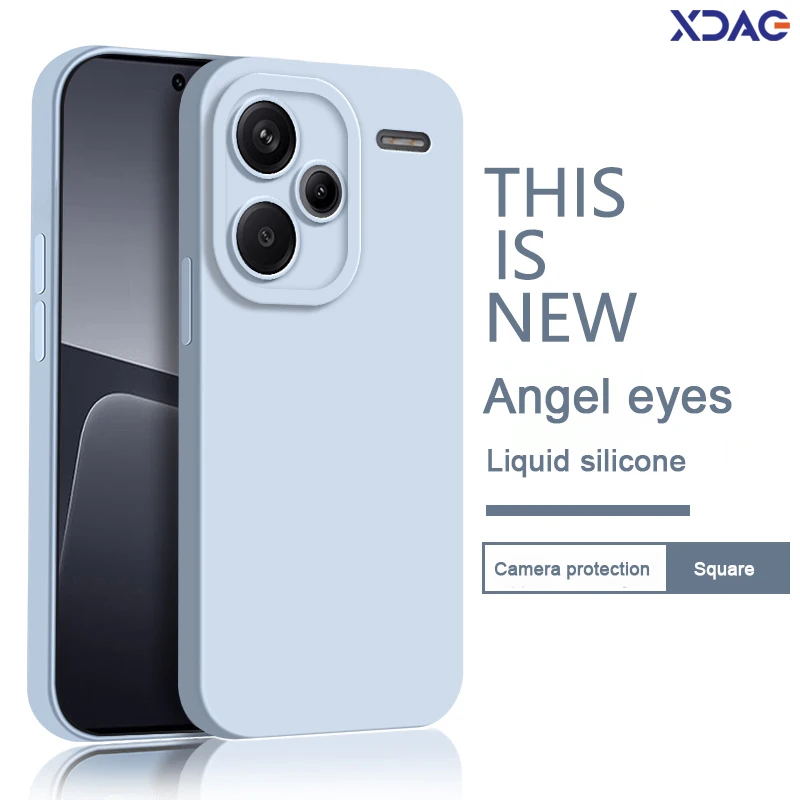 Xiaomi Redmi Note 13/13R/12 - Funda silicona líquida Angel Eyes