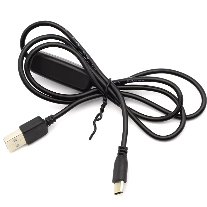 Cable USB-C Alimentación Raspberry Pi 4 con Interruptor - 1M 5V 3A - imagen 2