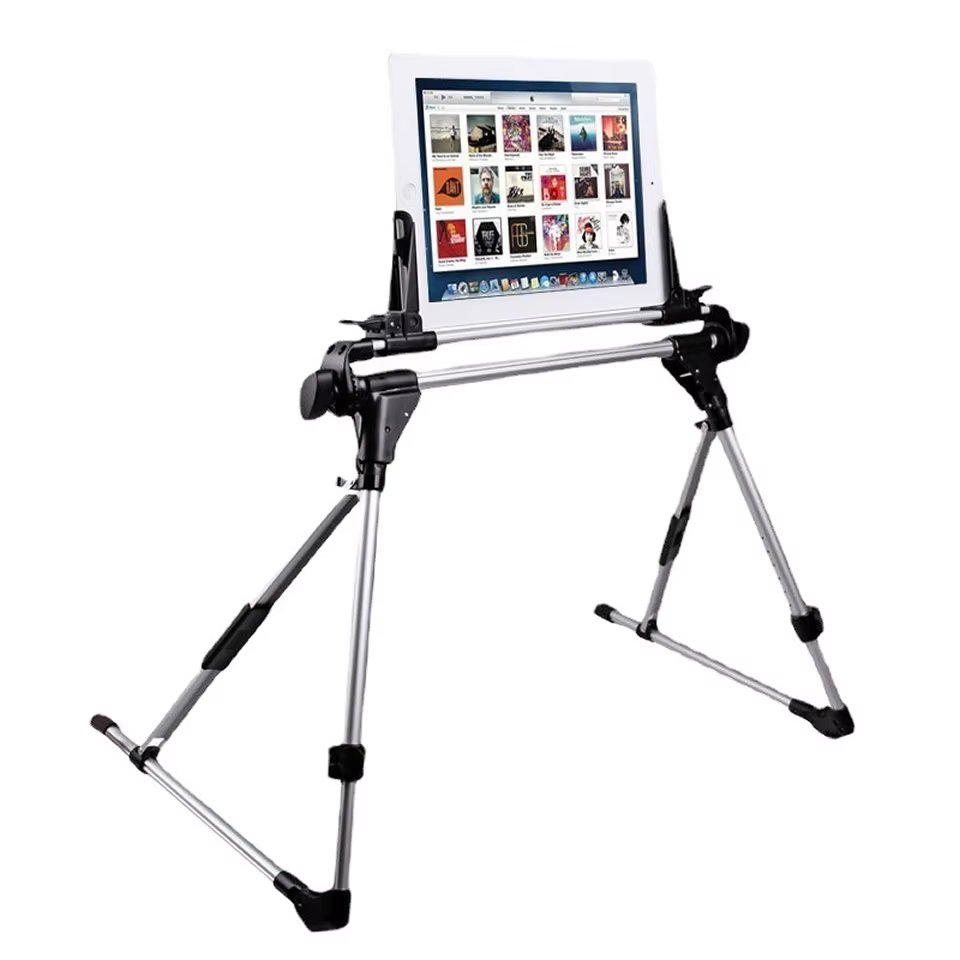 Soporte OUTMIX con dispositivo tablet instalado