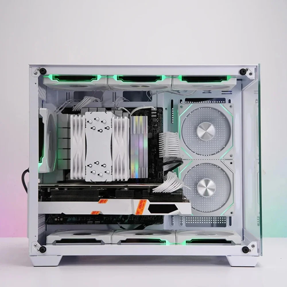 Ventilador PC 120mm ARGB PWM Silencioso Efecto Espejo Infinito - imagen 5