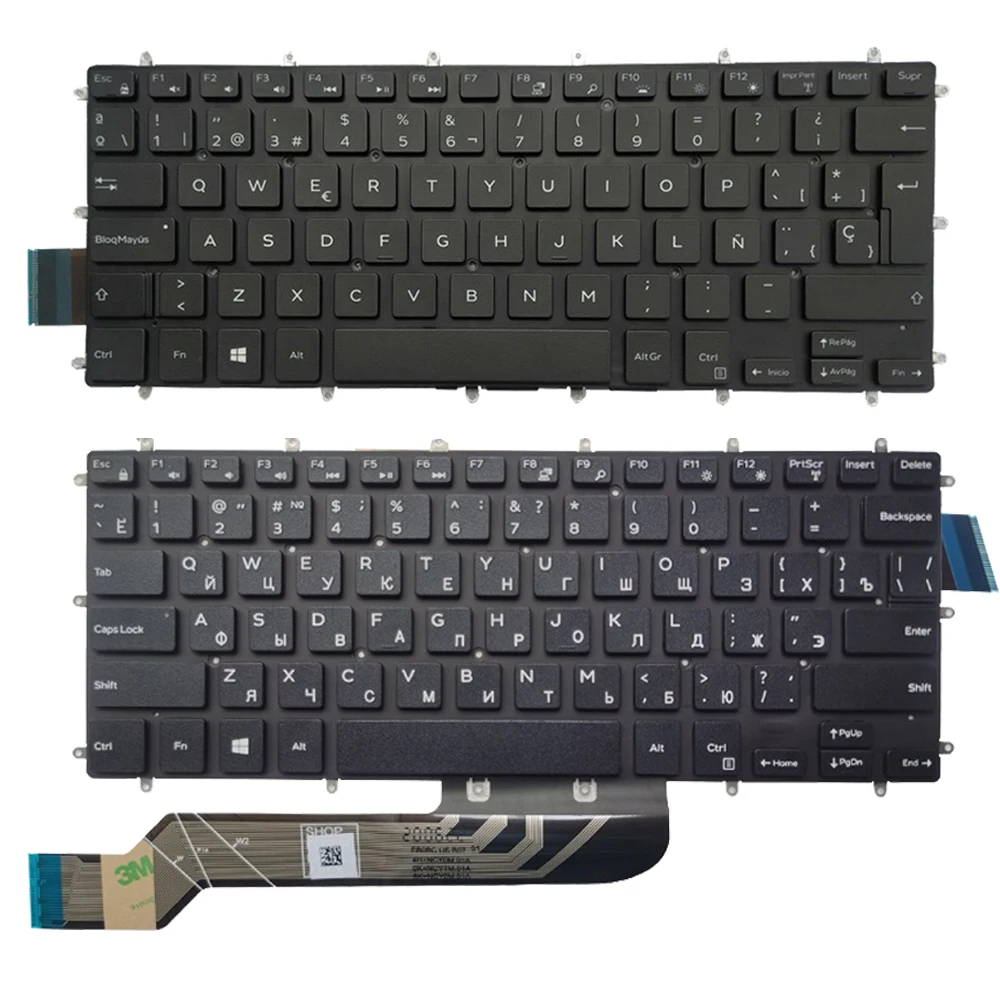 Teclado Dell Inspiron QWERTY Español para Portátil