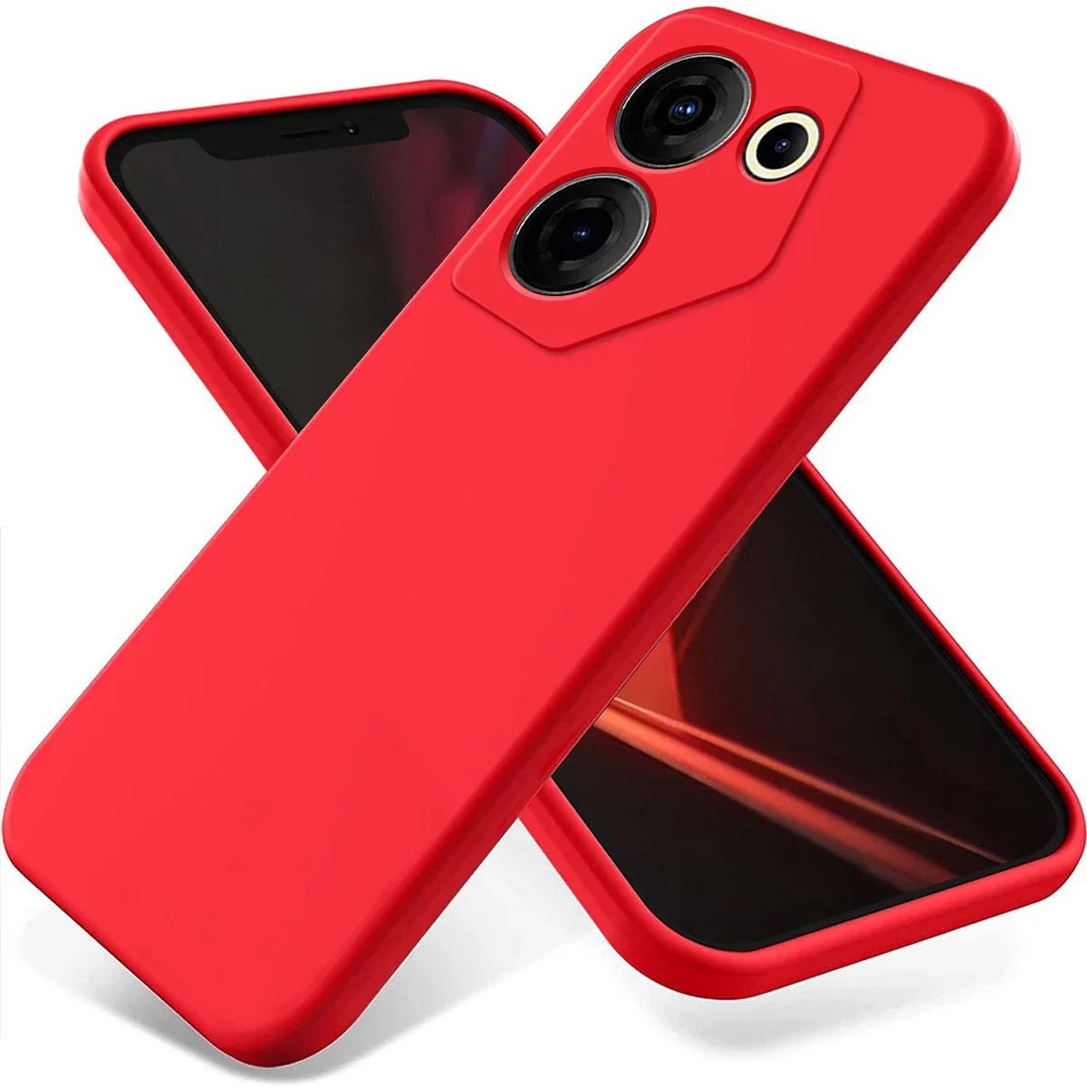 Funda Silicona Líquida Tecno Camon 20 Pro 5G con Correia Protectora - imagen 3