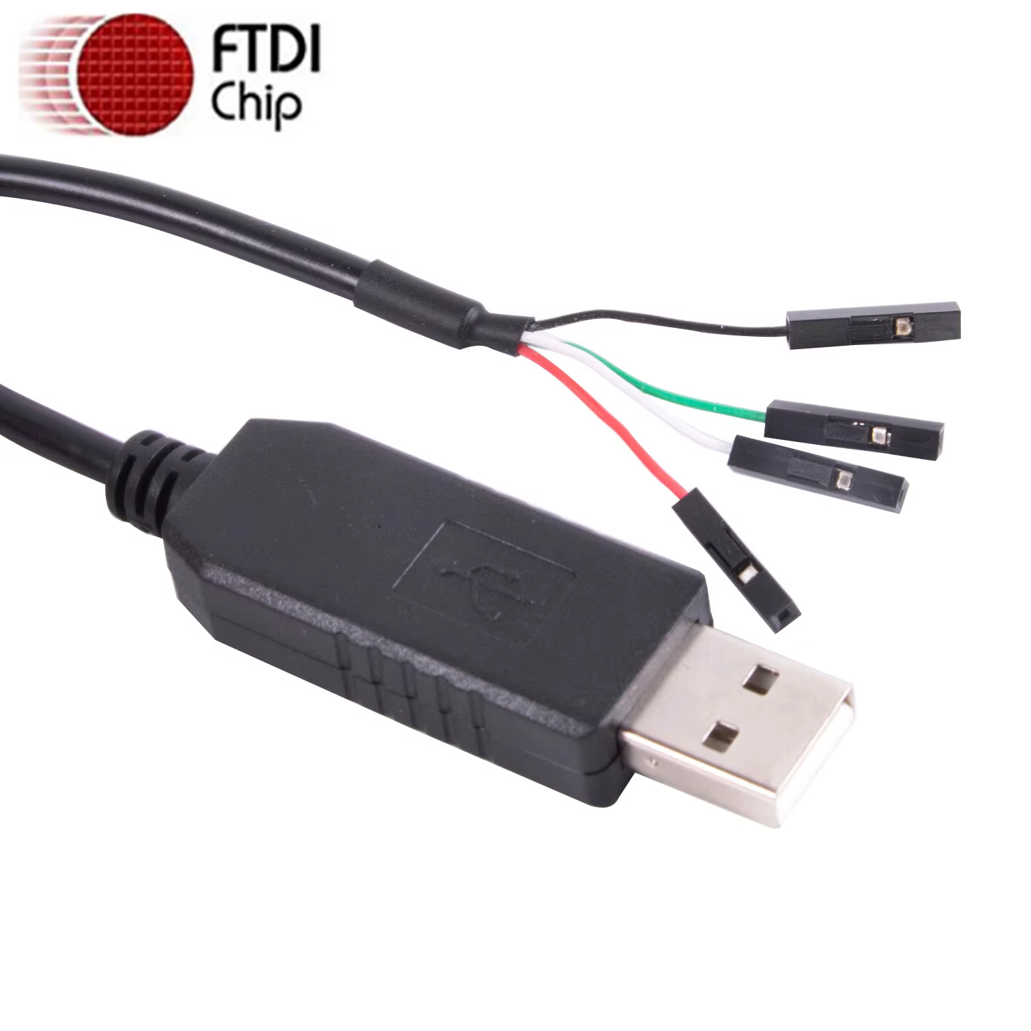 Vista frontal del adaptador FTDI RS485