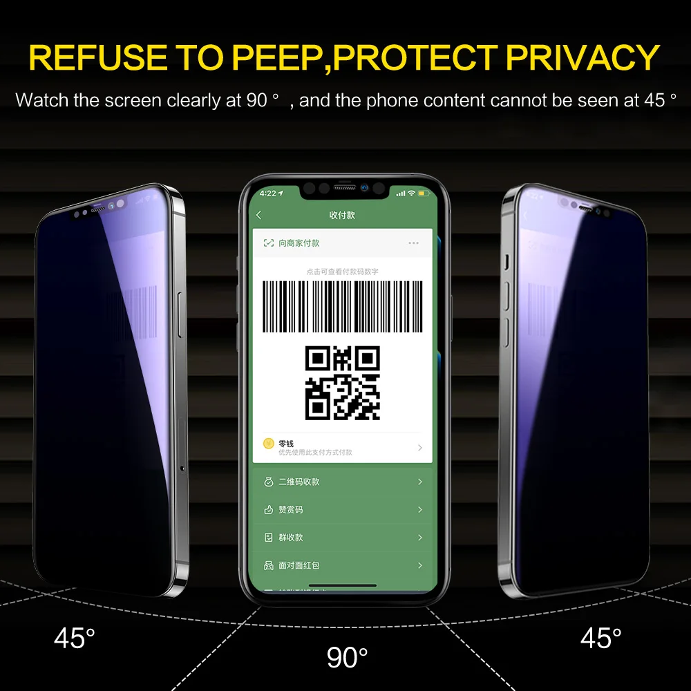 Cristal Privacidad Anti Blue Ray SmartDevil - Compatible iPhone 14/13/12/11/XR/XS - imagen 2