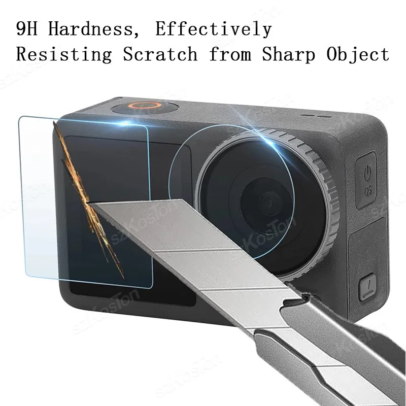 DJI Osmo Action 5 Pro / 4 Protector Pantalla Cristal Templado
