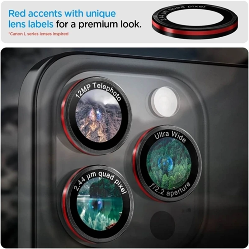 Optik Pro Protector de Lente Cámara iPhone 16 Pro Max - imagen 5