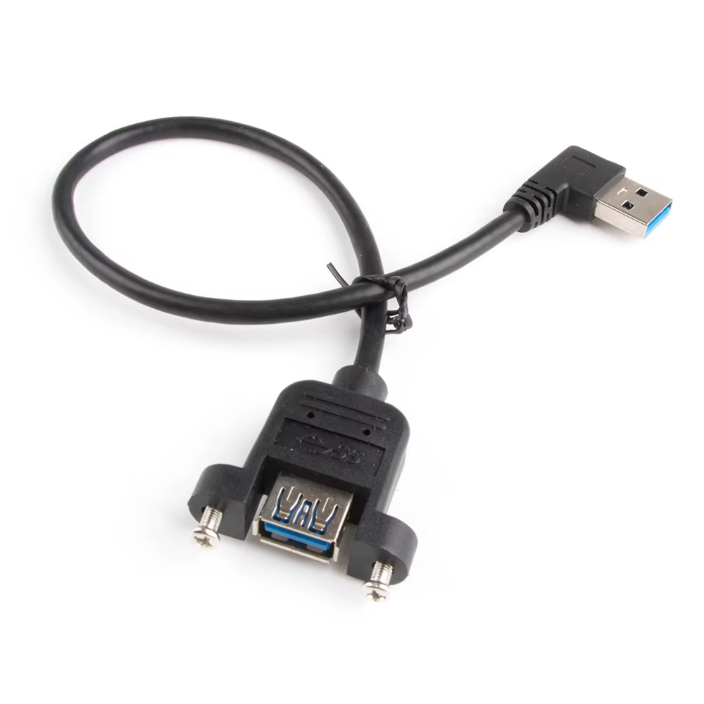Conectores USB 3.0 en ángulo recto