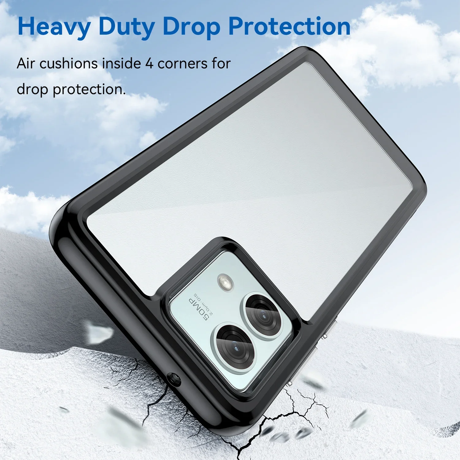 Funda TPU Transparente Motorola Moto G84 / G54 / G14 / G34 – Antigolpes - imagen 4
