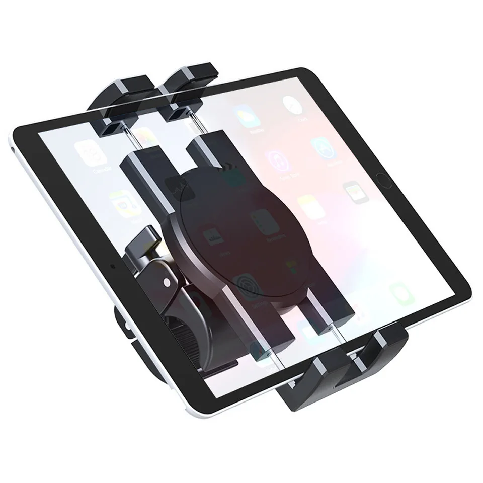Soporte de tablet en manillar con dispositivo montado