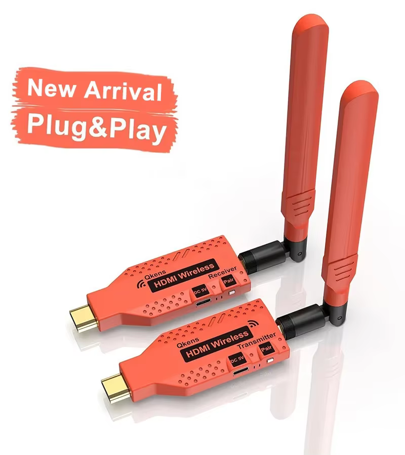 Extensor HDMI inalámbrico transmisor y receptor Qkens