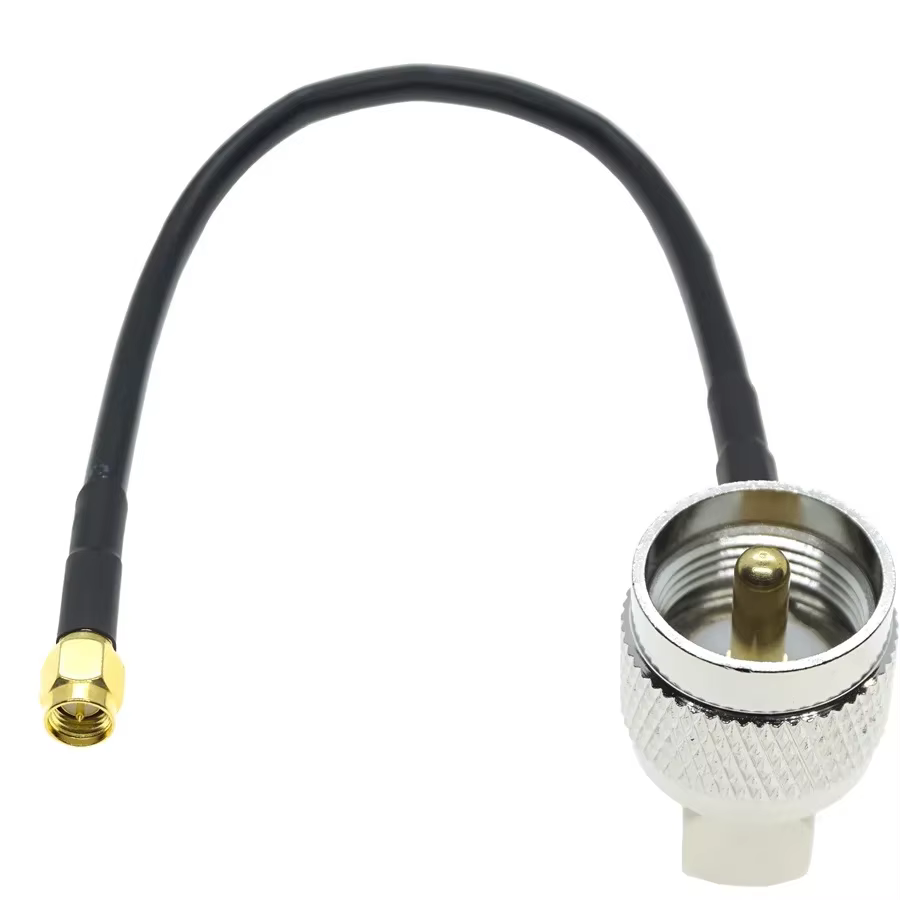 Cable coaxial en uso