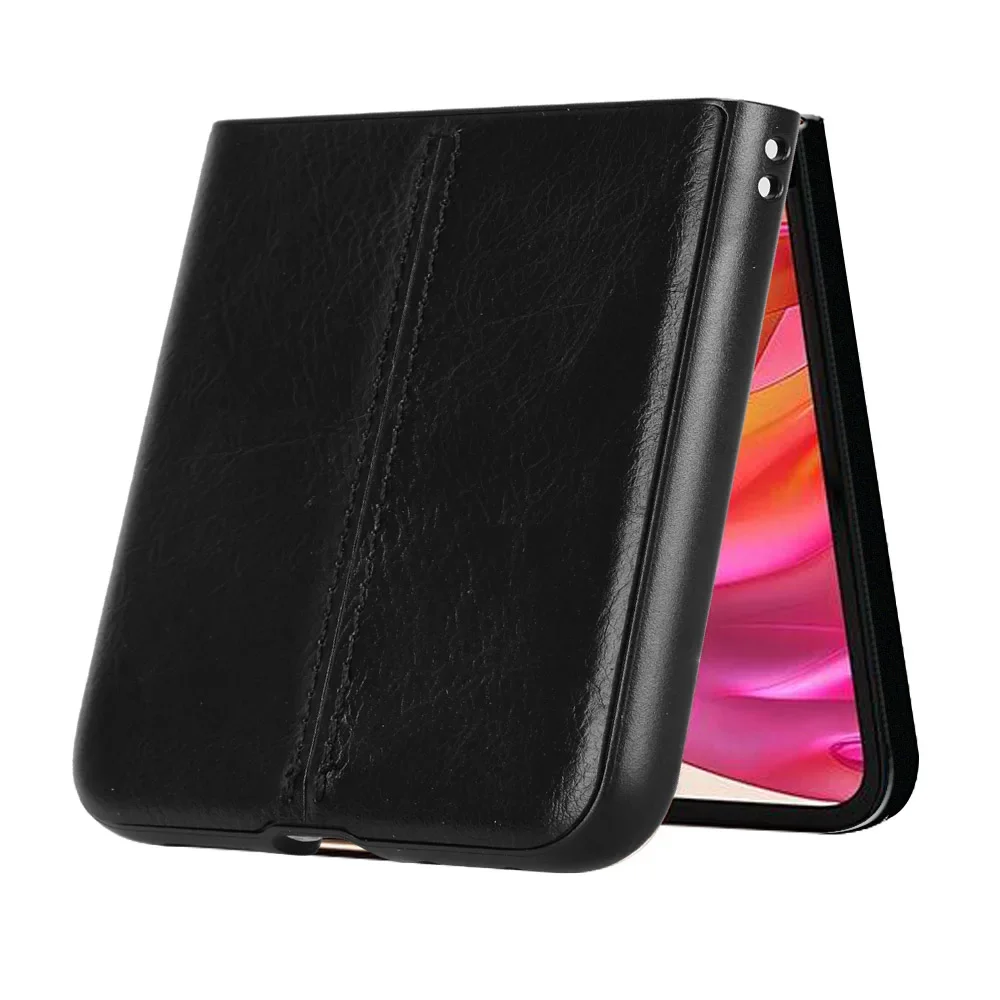 Funda cuero cosido Motorola Razr 50 Ultra y 40 Plus antigolpes - imagen 5