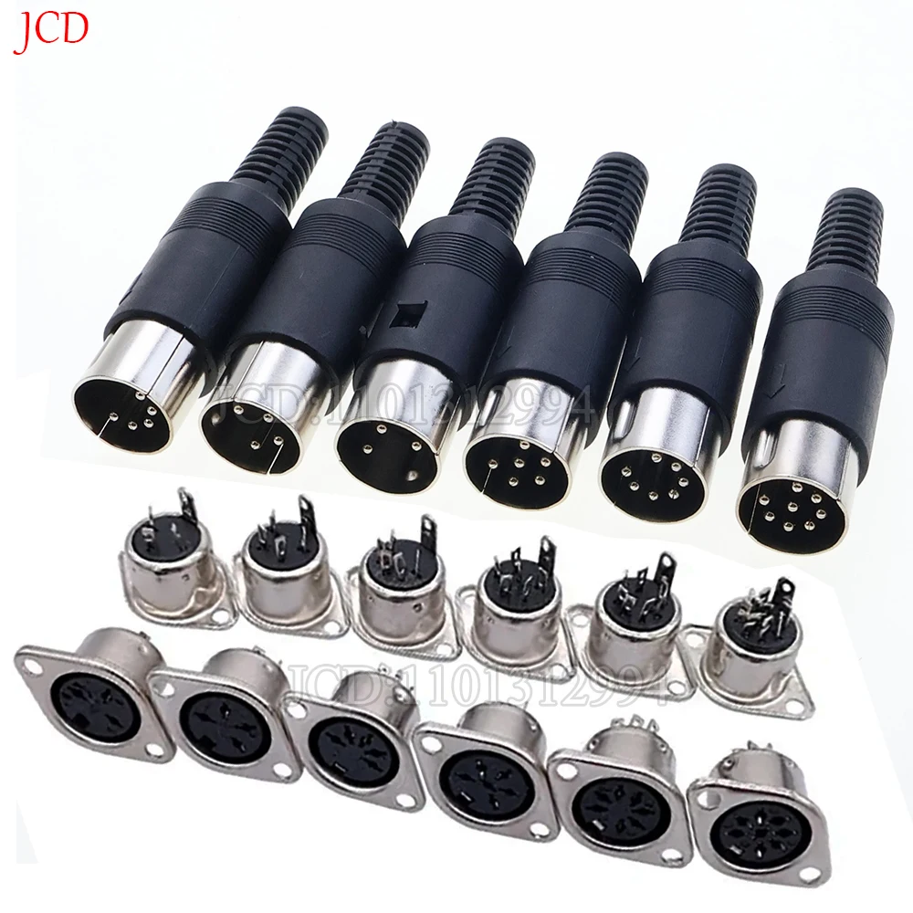 Conector DIN MIDI Panel - 3 a 8 Pines - imagen 3