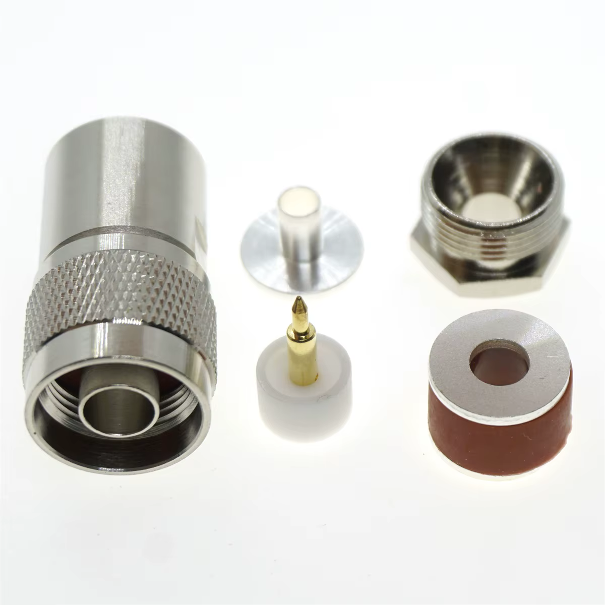 Conector macho N detalle lateral