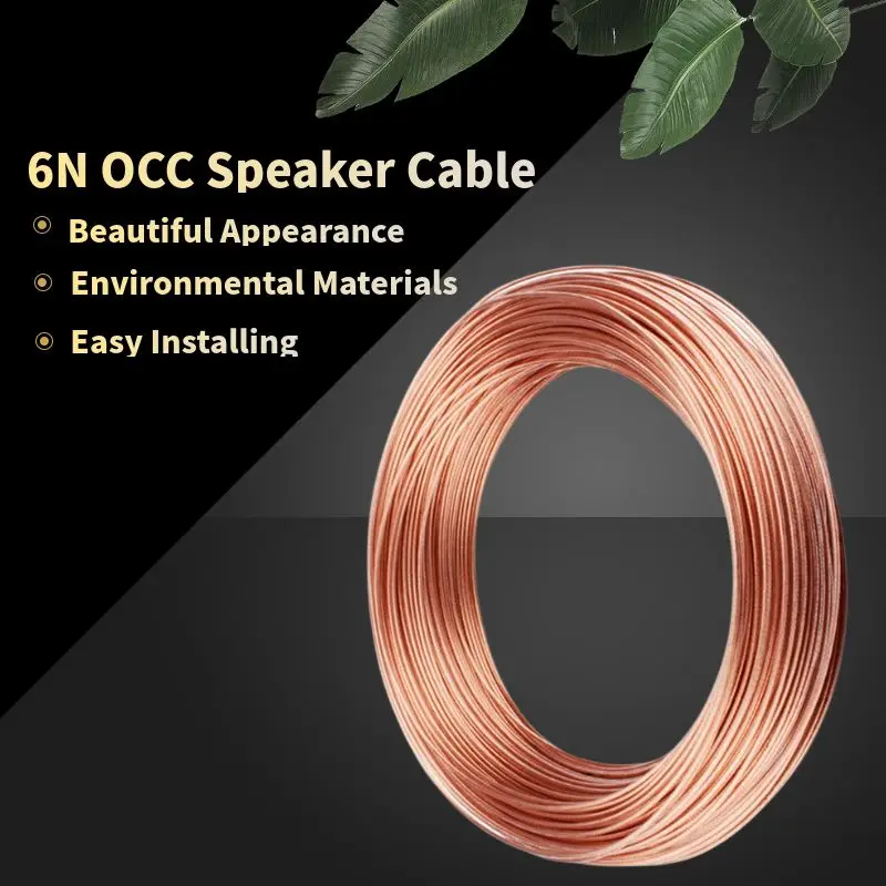 Cable de altavoz HEDANP 6N OCC para instalaciones de audio