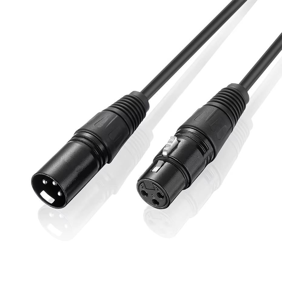 Cable XLR DMX en instalación profesional