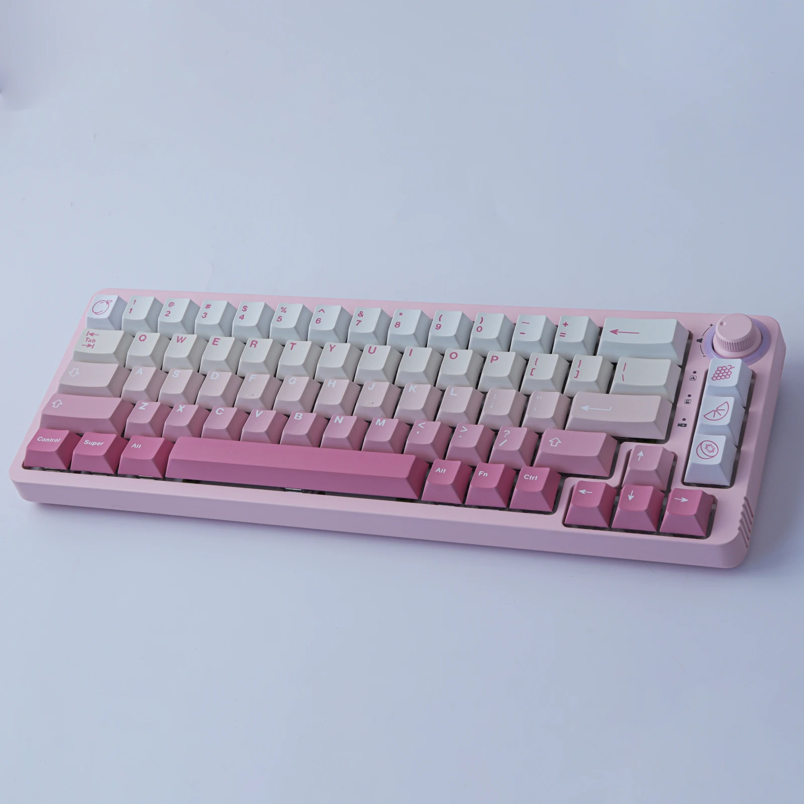 GMK Set Teclas PBT Perfil Cherry Dye-Sub – Rosa Blanco - imagen 5
