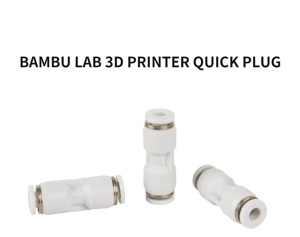 Conector PTFE para tubo 1,75 mm — vista frontal