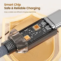Cable USB-C Toocki 66W Carga Rápida - Samsung Xiaomi Huawei POCO
