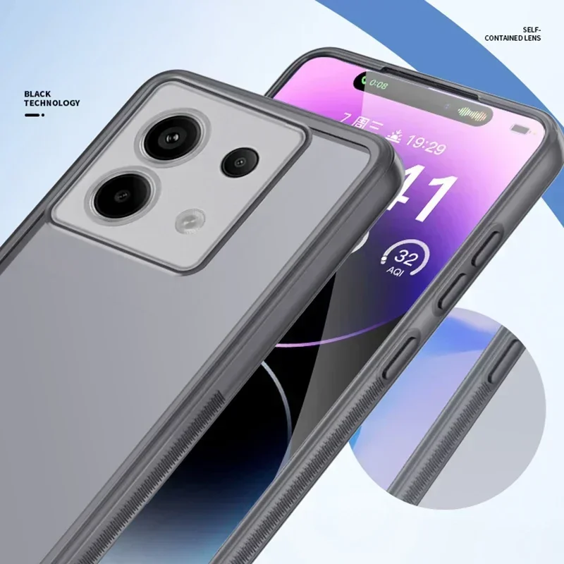 Xiaomi Redmi Note 13 Pro+ 5G – Funda Transparente de Silicona - imagen 3