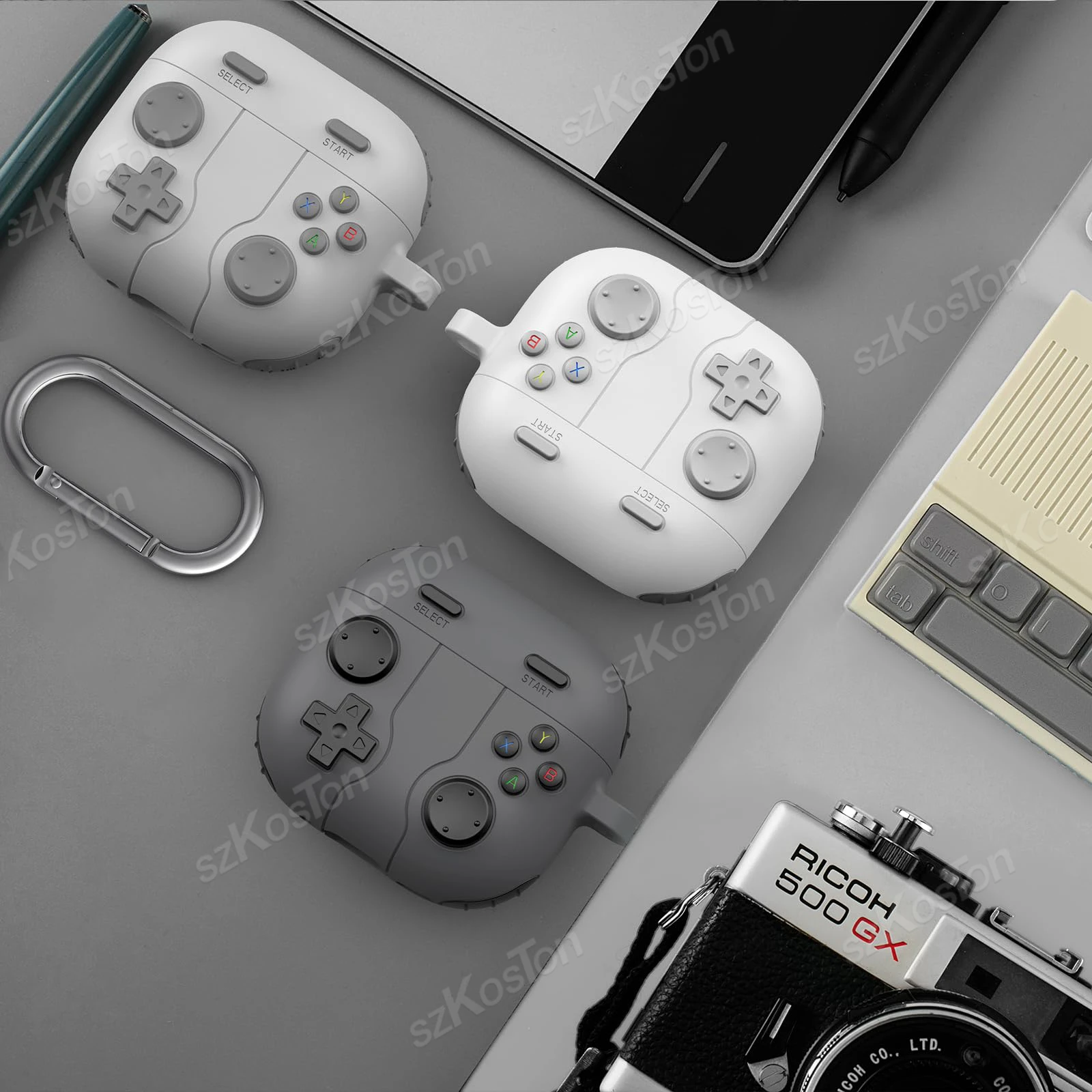 Funda Silicona AirPods 4 Antigolpes + Kit Limpieza - imagen 3