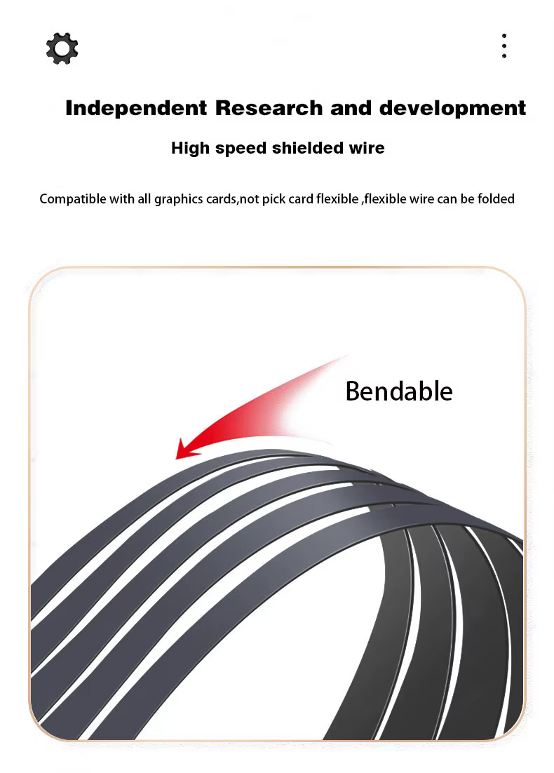 Cable extensor PCIe en detalle de construcción