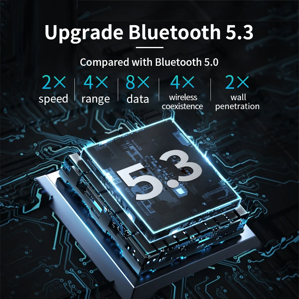 Dongle Bluetooth 5.3 USB Receptor Transmisor PC Altavoz Ratón Teclado - imagen 5