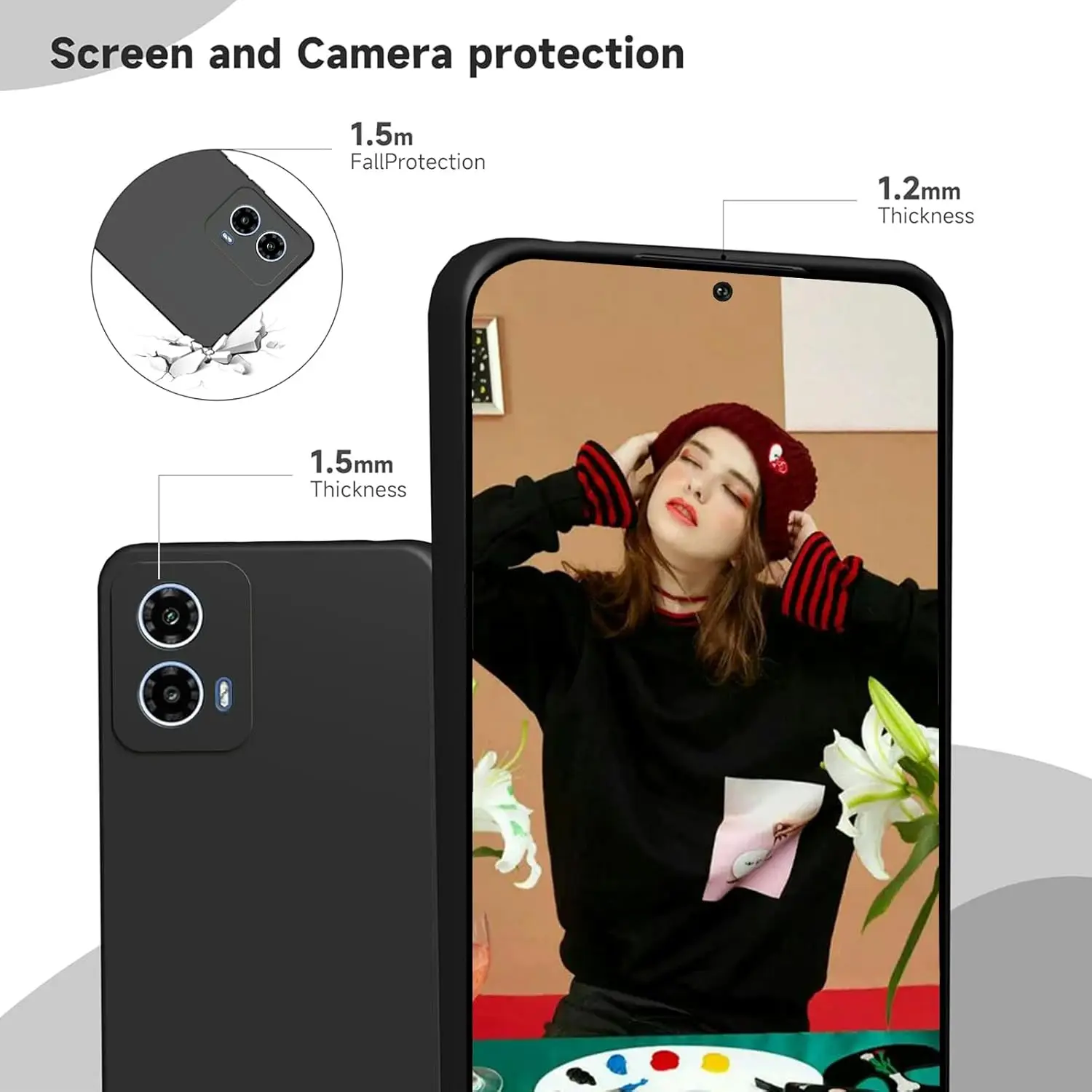 Funda TPU Silicona para Motorola Moto G85 – Protección Antigolpes - imagen 2